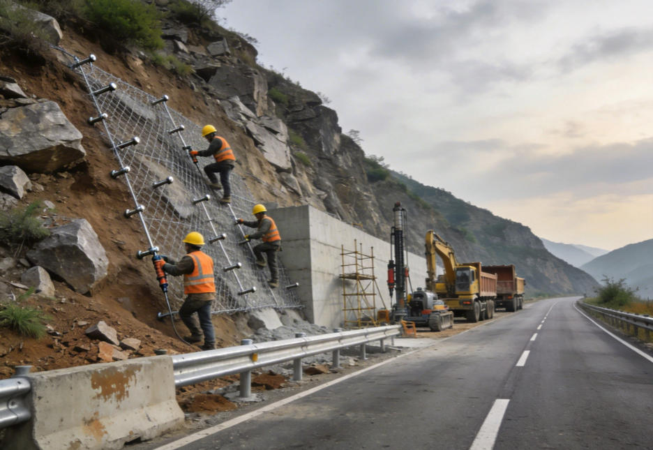 虎门镇公路道路护坡